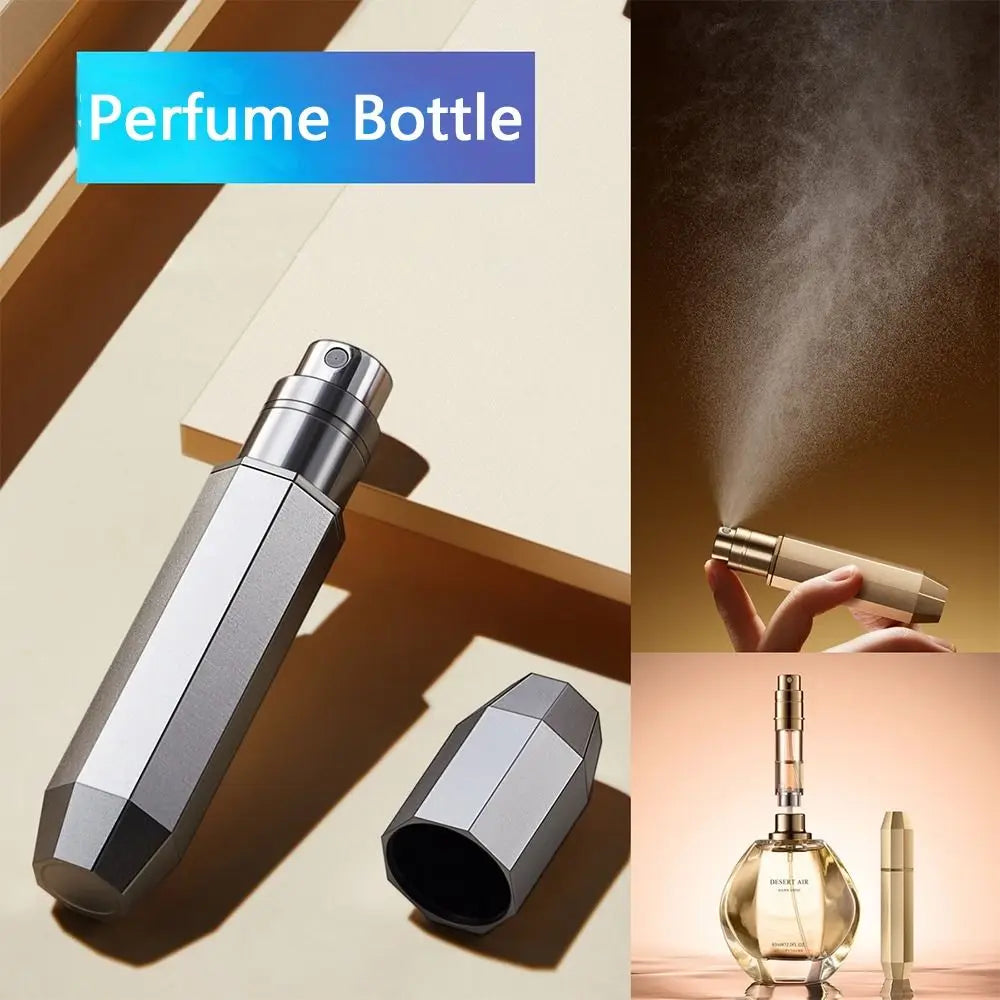 Fashion 5ml Perfume Bottle Refillable Bottom Filling Cosmetic Atomizer Bottle Empty Spray Dispenser Bottle for Woman