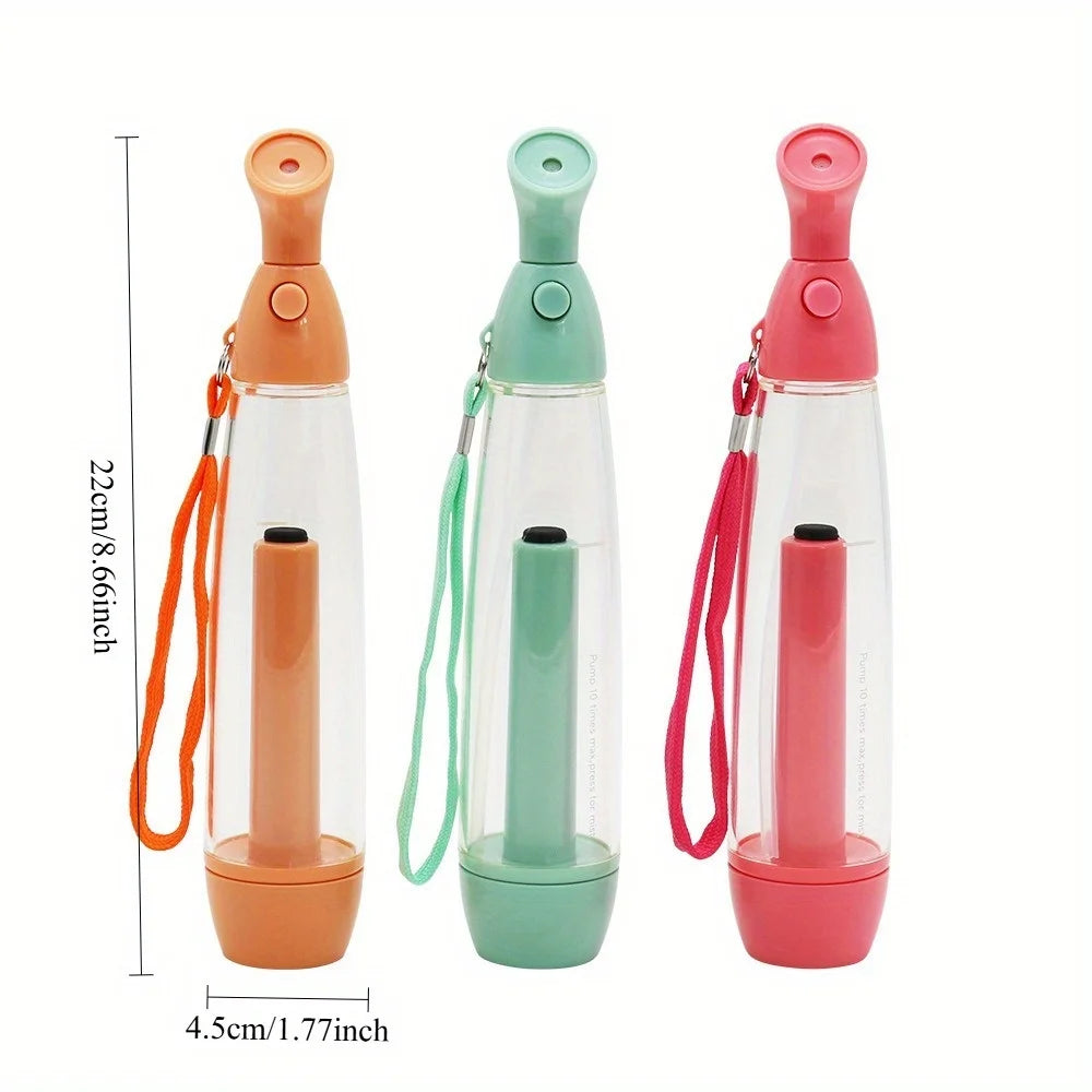 1pc Mini Reusable Spray Bottle - Clear, Ideal for Cosmetics and Water Mists, Refilled Spray Bottle,Ergonomic Spray Design