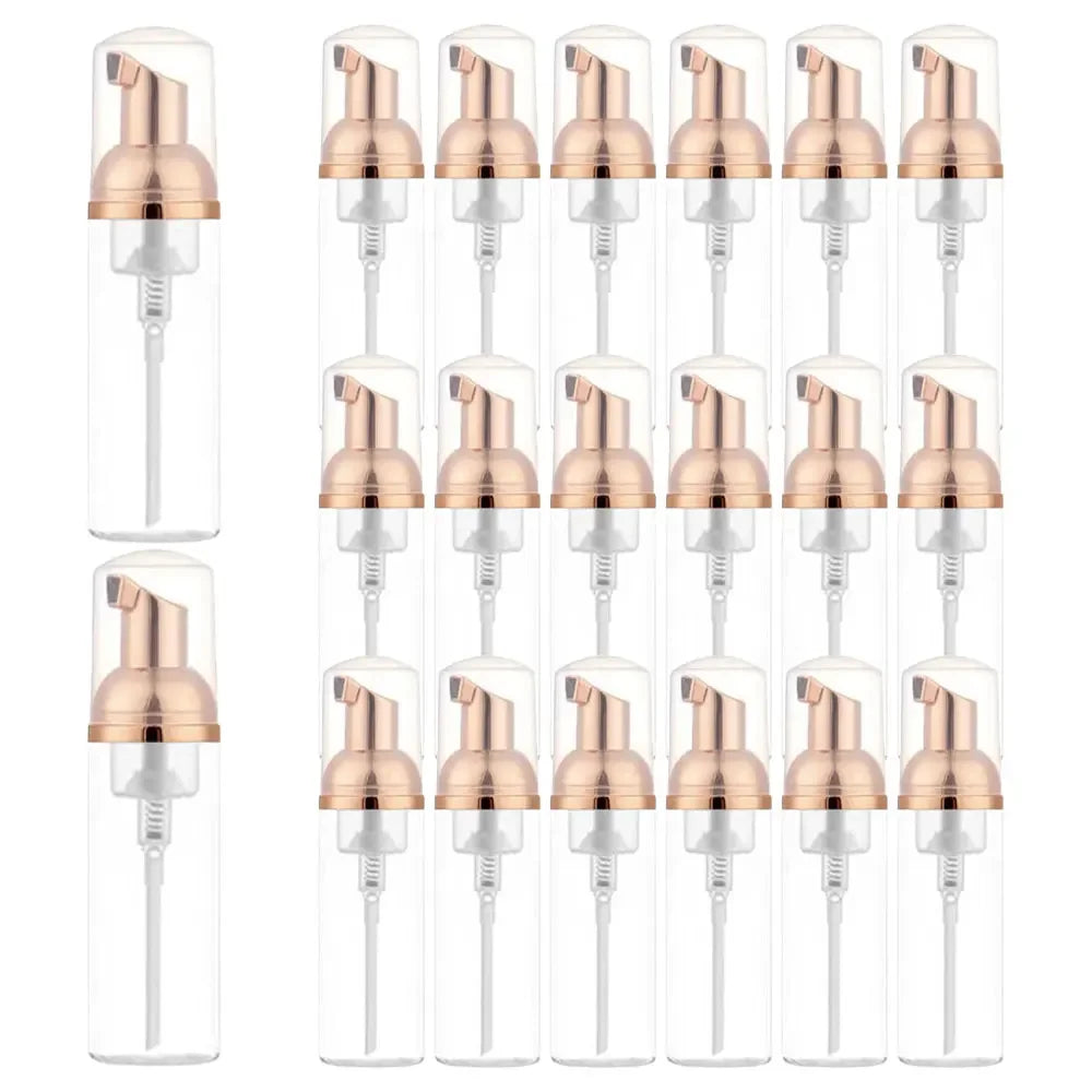 20Pcs 60ML Plastic Transparent Foam Pump Bottle Eyelash Cosmetics Storage Container Detergent Soap Dispenser Hand Soap Dispenser